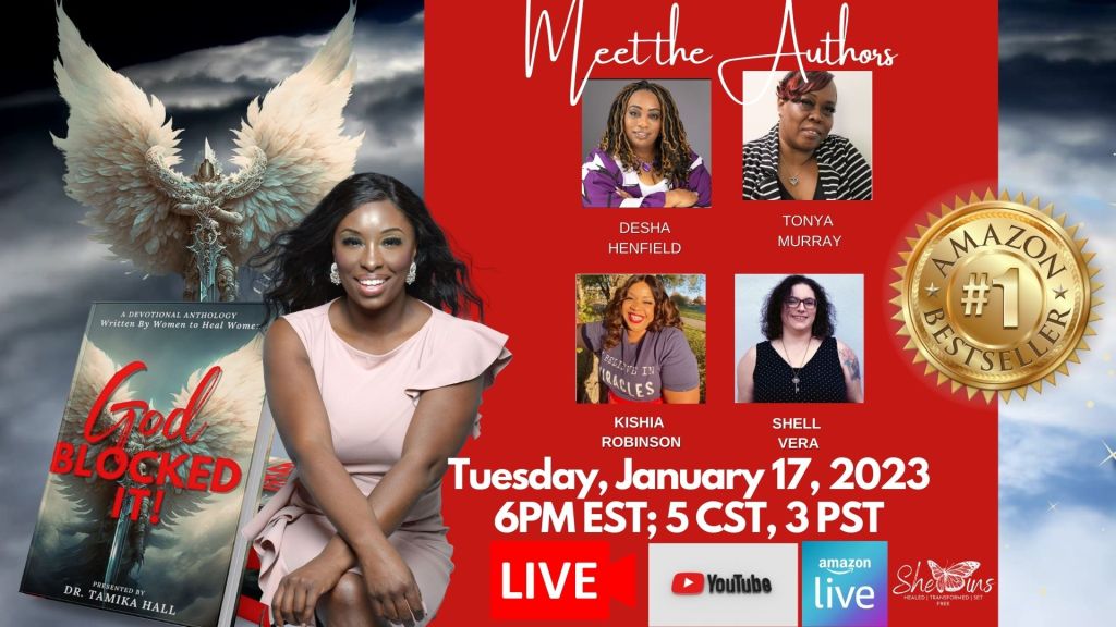 God Blocked It Meet the Authors interview graphic